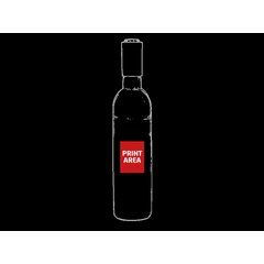 Sacacorchos imantado diseño botella vino | Cuerpo centro | 15 x 50