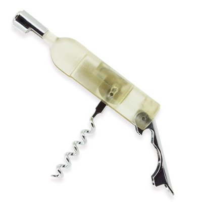 Sacacorchos imantado diseño botella vino