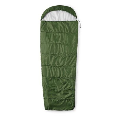 Saco de dormir acolchado con funda Verde Militar Talla Única Adulto