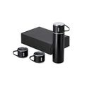 Set de termo con 3 tazas de acero inox