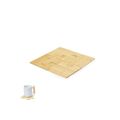 Set de posavasos puzzle de bambú