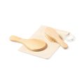 Set Espejo y Cepillo de Madera
