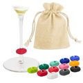 Set de 12 identificadores de copas