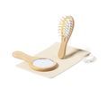 Set Espejo y Cepillo de Madera