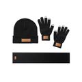 Set de gorro bufanda y guantes táctiles