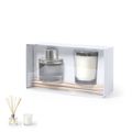 Set Aromático Mikado Jazmín y Vela Vainilla