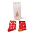 Set de calcetines con diseños navideños