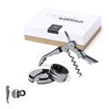 Set Vinos Exclusivo en Acero Negro