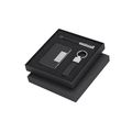 Set elegante en RPET negro bitono