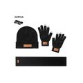 Set de gorro bufanda y guantes táctiles