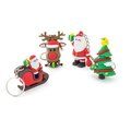 Set de 10 llaveros navideños