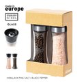 Set 2 Molinillos Sal Rosa y Pimienta Negra UE