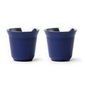 Set de 2 vasos de acero inox mate 80 ml Royal Talla Única Adulto