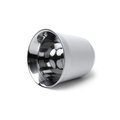 Set de 2 vasos de acero inox mate 80 ml
