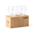 Set de 2 vasos de doble pared