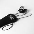 Set de 3 cubiertos en acero inox. con funda neopreno