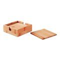 Set 4 Posavasos Bambú con Caja