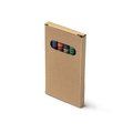 Set de 6 ceras en caja de cartón