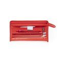 Set de 7 piezas en estuche con cuerpo en non-woven Roj