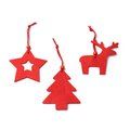 Set de adornos navideños de fieltro