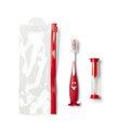 Set cepillo de dientes Rojo TALLA ÚNICA INFANTIL