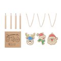 Set para Colorear con Adornos Navideños Madera