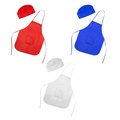 Set delantal y gorro para niños