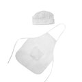 Set delantal y gorro para niños