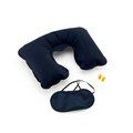 Set de descanso con almohada, antifaz y tapones Mar