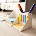 Set de escritorio con lapicero y notas