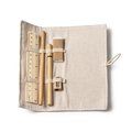 Set de escritura con estuche de yute y algodón