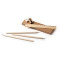 Set de escritura de madera natural