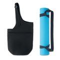 Set Fitness con Esterilla en Bolsa Canvas Negro