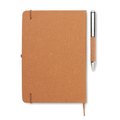 Set Libreta A5 con Bolígrafo Piel Reciclada