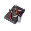 Set con linterna y navaja multiusos Roj
