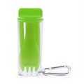 Set de pajita y tenedor en estuche portátil Verde Oasis Talla Única Adulto