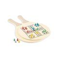 Set de palas de playa con pelota y juegos de mesa