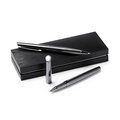 Set roller y portaminas metal oscuro con estuche