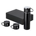 Set de termo con 3 tazas de acero inox