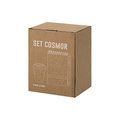 Set con vaso de 370 ml y bloc
