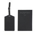 Set de viaje con funda para pasaporte Neg