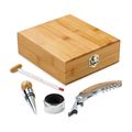 Set de vino en caja de bambú