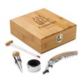 Set de vino en caja de bambú
