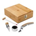 Set de vino en caja de bambú