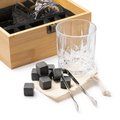 Set de whisky con vasos y cubitos