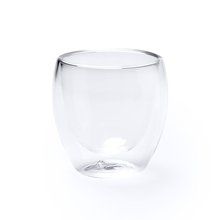 Set de 2 vasos de doble pared Transparente Talla Única Adulto