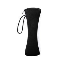 Set de 3 cubiertos en acero inox. con funda neopreno Negro Talla Única Adulto