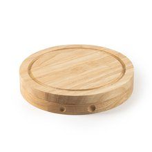 Set 4 cuchillos para quesos con estuche Crudo