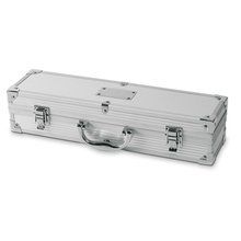 Set de barbacoa con 3 piezas en acero inox. y estuche de aluminio