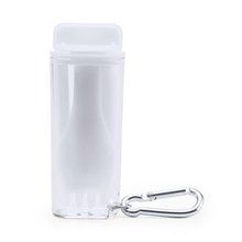 Set de pajita y tenedor en estuche portátil Blanco Talla Única Adulto